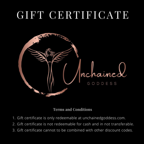 Unchained Goddess Gift Certificate